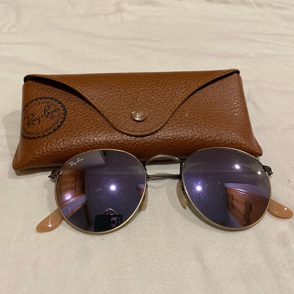 Purple Mirrored Raybans